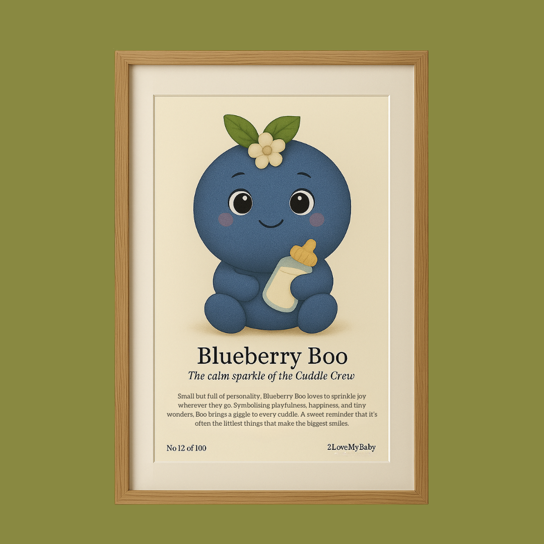 Blueberry Boo Cuddle Crew Nursery Picture