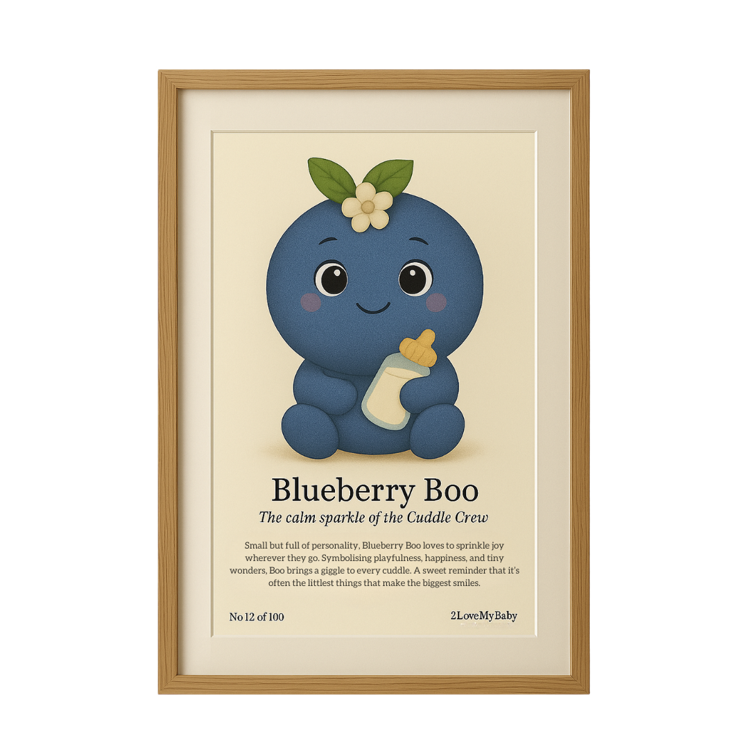 Blueberry Boo Cuddle Crew Nursery Picture