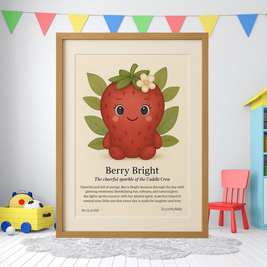 Berry Bright Cuddle Crew Nursery Picture